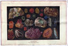 Etiketten zu Quarz (Amethyst) (NHMW-MIN-Af966)
